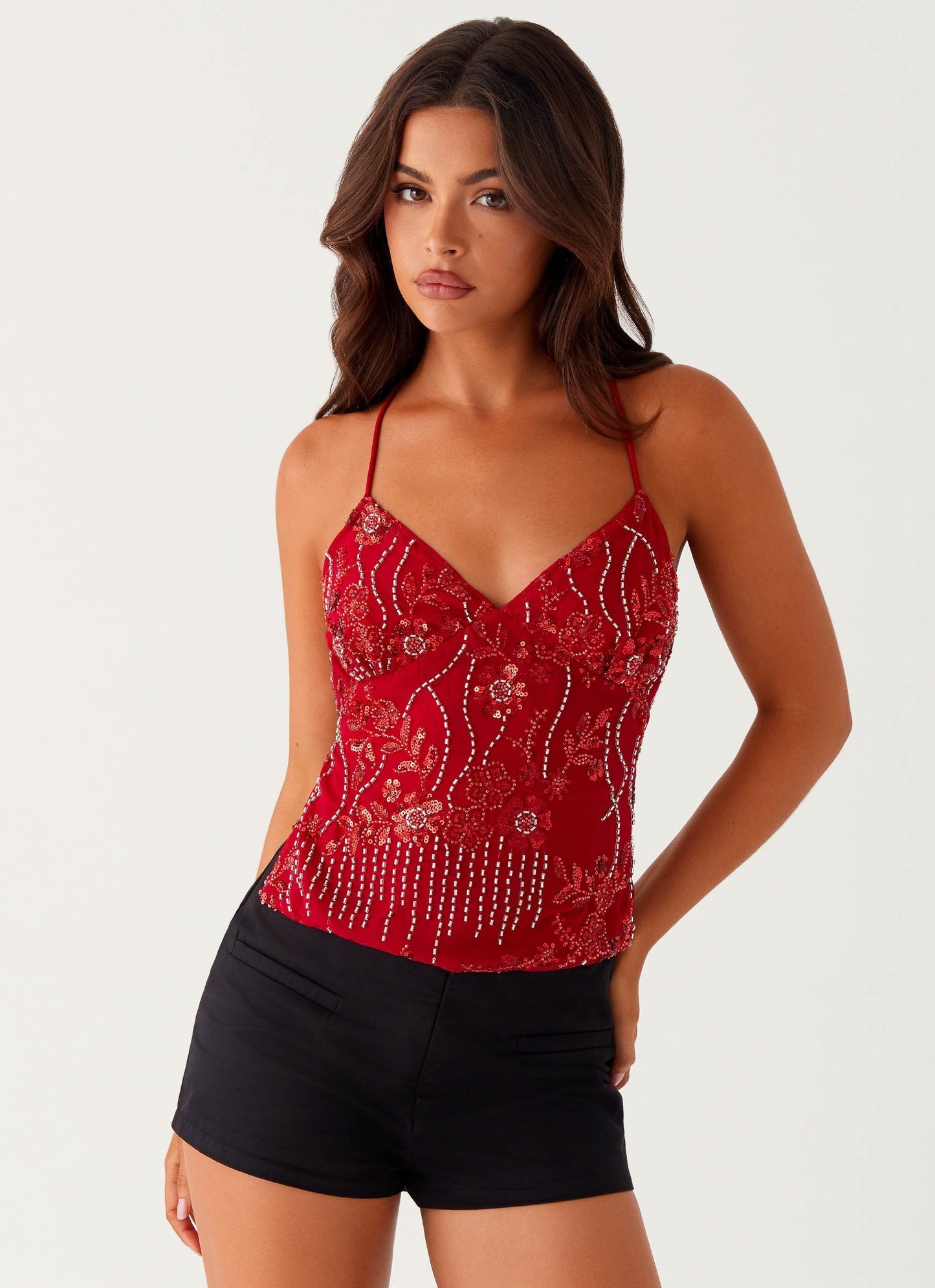 NORA | SEQUIN TOP
