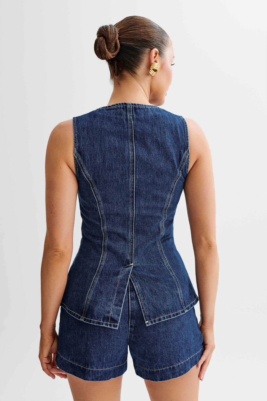 REBECCA | DENIM TOP + FREE SHORT