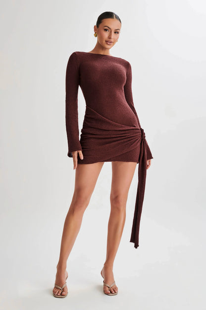 LOLA | KNITTED DRAPE DRESS